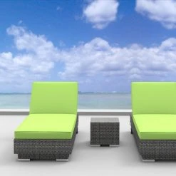 Urban Furnishing Boracay - 3pc Ultra Modern Wicker Patio Set