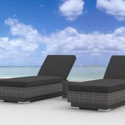 Urban Furnishing Boracay - 3pc Ultra Modern Wicker Patio Set