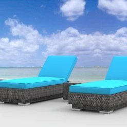 Urban Furnishing Boracay - 3pc Ultra Modern Wicker Patio Set