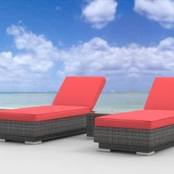 Urban Furnishing Boracay - 3pc Ultra Modern Wicker Patio Set