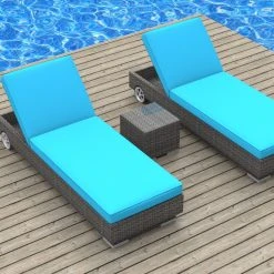 Urban Furnishing Boracay - 3pc Ultra Modern Wicker Patio Set