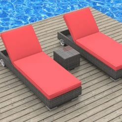 Urban Furnishing Boracay - 3pc Ultra Modern Wicker Patio Set