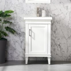 Www.urbanfurnishing.net Avery 20" Single Bathroom Vanity Set - White