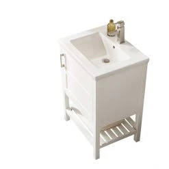 Www.urbanfurnishing.net All Bathroom Vanities Bailey 24" Single Bathroom Vanity Set - White 30 Www.urbanfurnishing.net All Bathroom Vanities Bailey 24