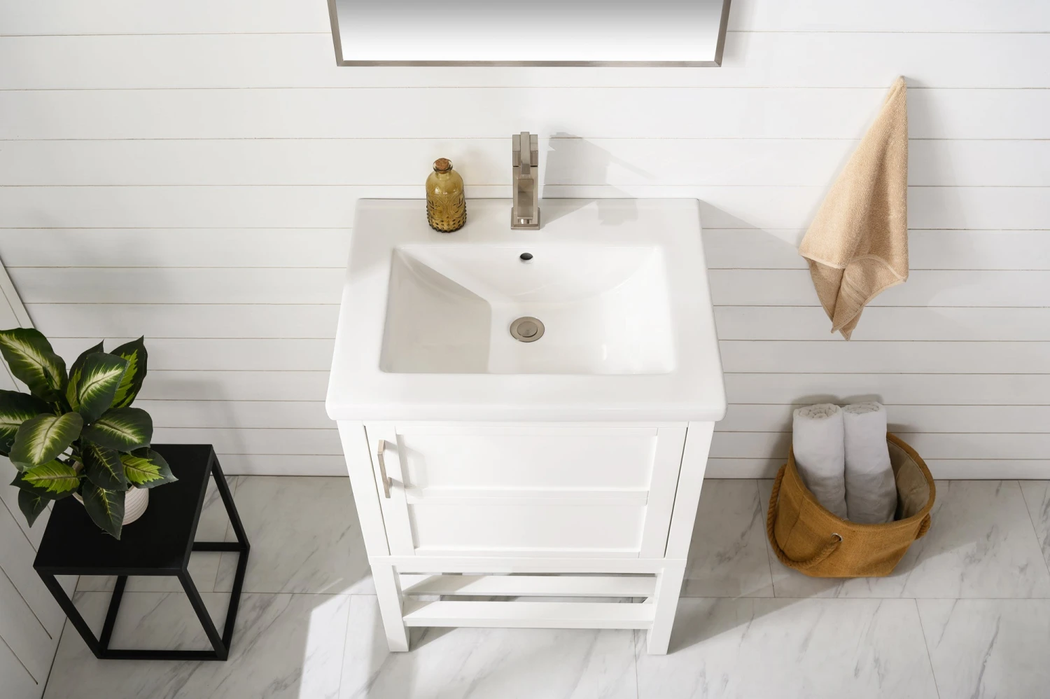 Www.urbanfurnishing.net All Bathroom Vanities Bailey 24" Single Bathroom Vanity Set - White 7 Www.urbanfurnishing.net All Bathroom Vanities Bailey 24" Single Bathroom Vanity Set - White